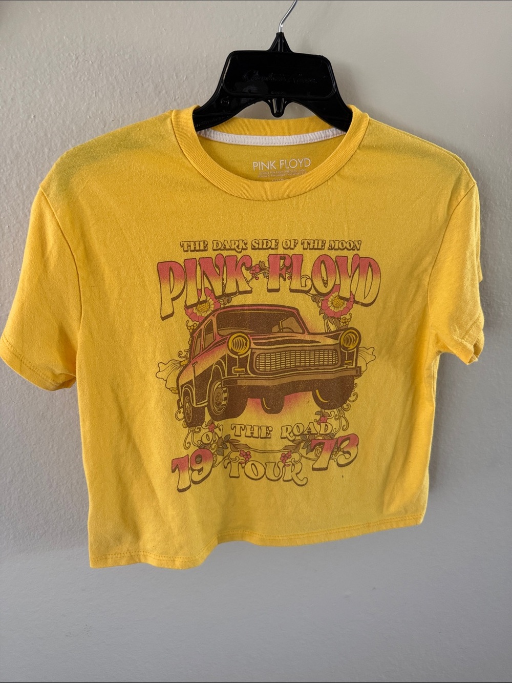 Pink Floyd Yellow Kids' Short Sleeve Tour Graphic Tee